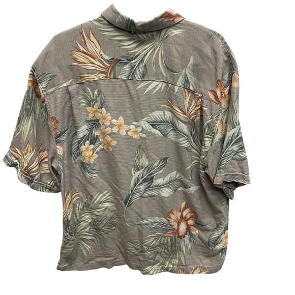 Jamaica Jaxx men’s Hawaiian silk shirt button up short sleeve XL vacation - Picture 2 of 9